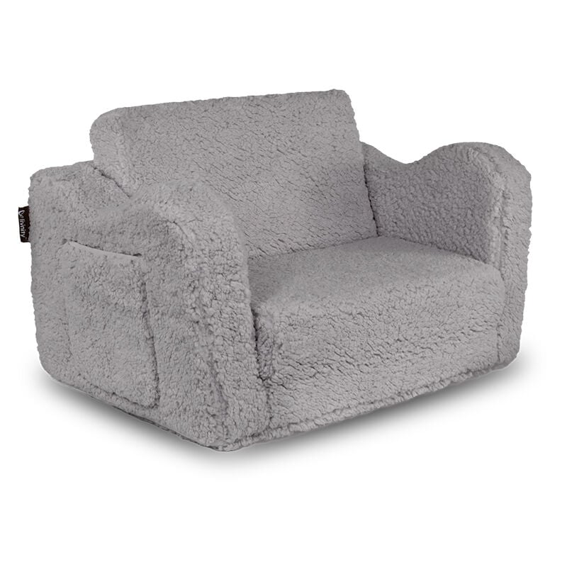 foto del prodotto poltrone per bambini conni, grigio, 60 x 36 cm pieghevole, vicco
