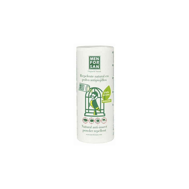 foto del prodotto polvere repellente naturale menforsan 250 g di uccelli per uccelli