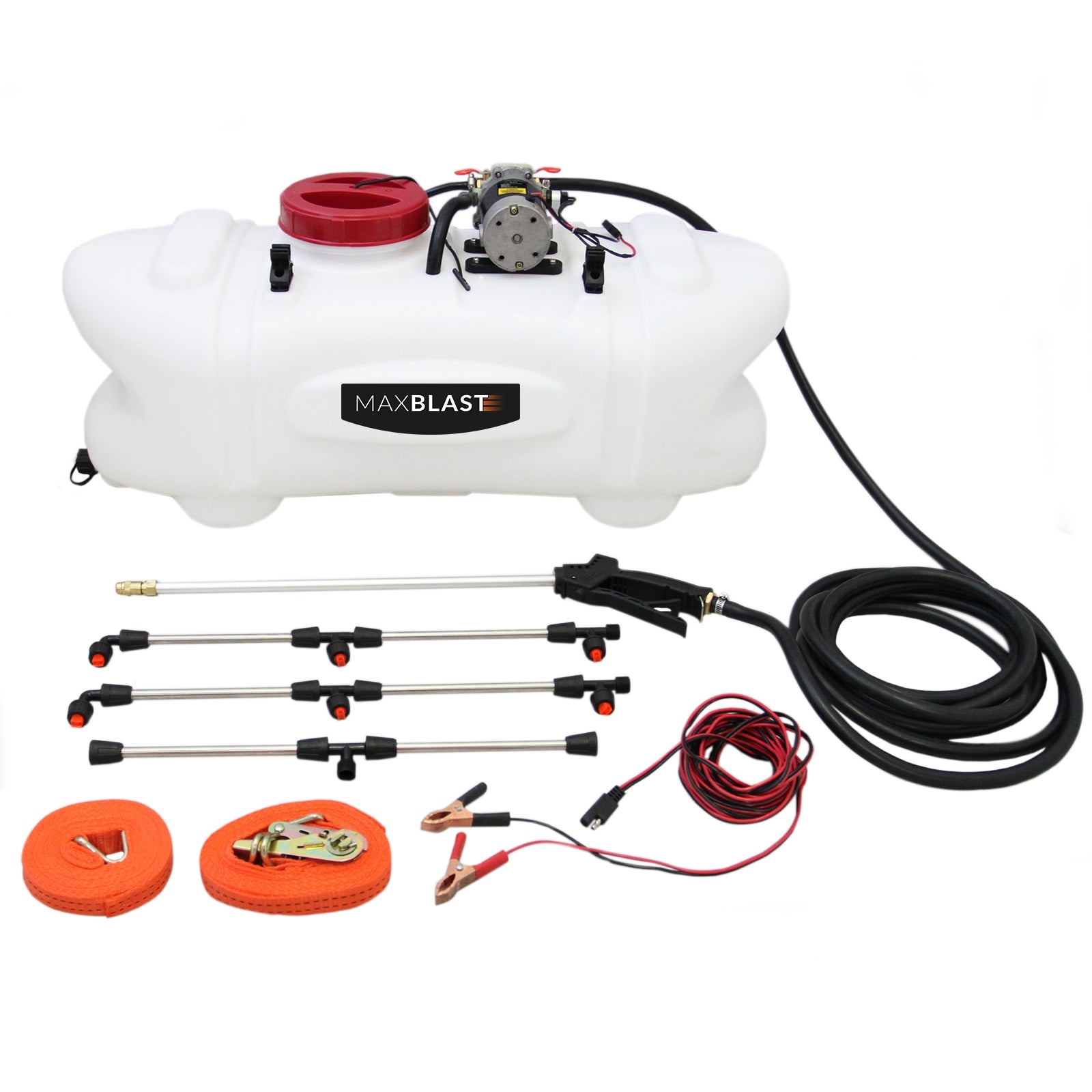 foto del prodotto polverizzatore per moto quad atv 100l con asta 6 ugelli e lancia a mano irroratore spruzzatore per fertilizzanti
