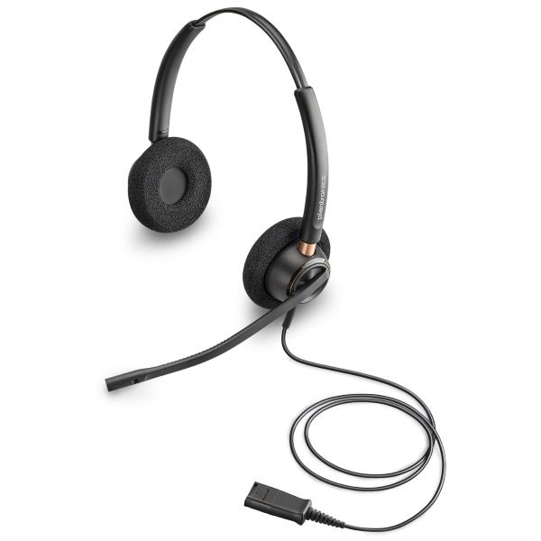 foto del prodotto poly cuffie encorepro 520 binaurali quick disconnect
