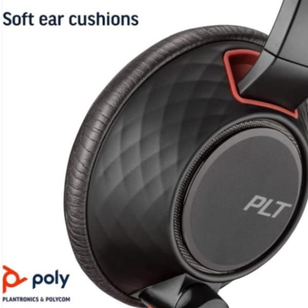 foto del prodotto poly cuffie monoaurali blackwire 5210 con connettore usb c spina da 3,5 mm adattatore usb c a