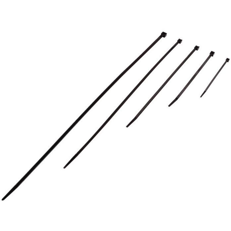 foto del prodotto poly pool 25 fascette 3,6 x 200mm nero