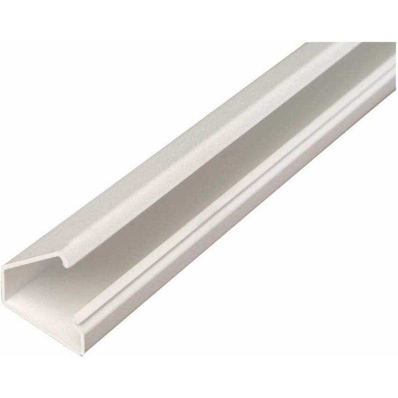 foto del prodotto poly pool canale bianco portacavo adesivo ad 1 via 20 x 10 mm 2 metri