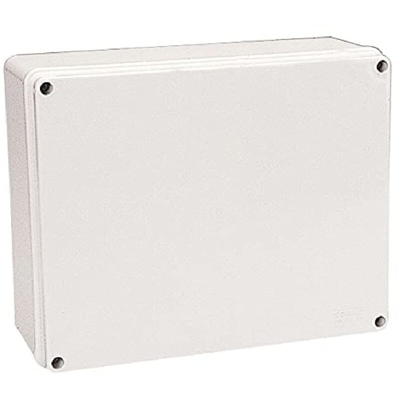 foto del prodotto poly pool pp0294 scatola derivazione da incasso scatola elettrica da parete rettangolare cassetta derivazione con viti per fissaggio coperchio