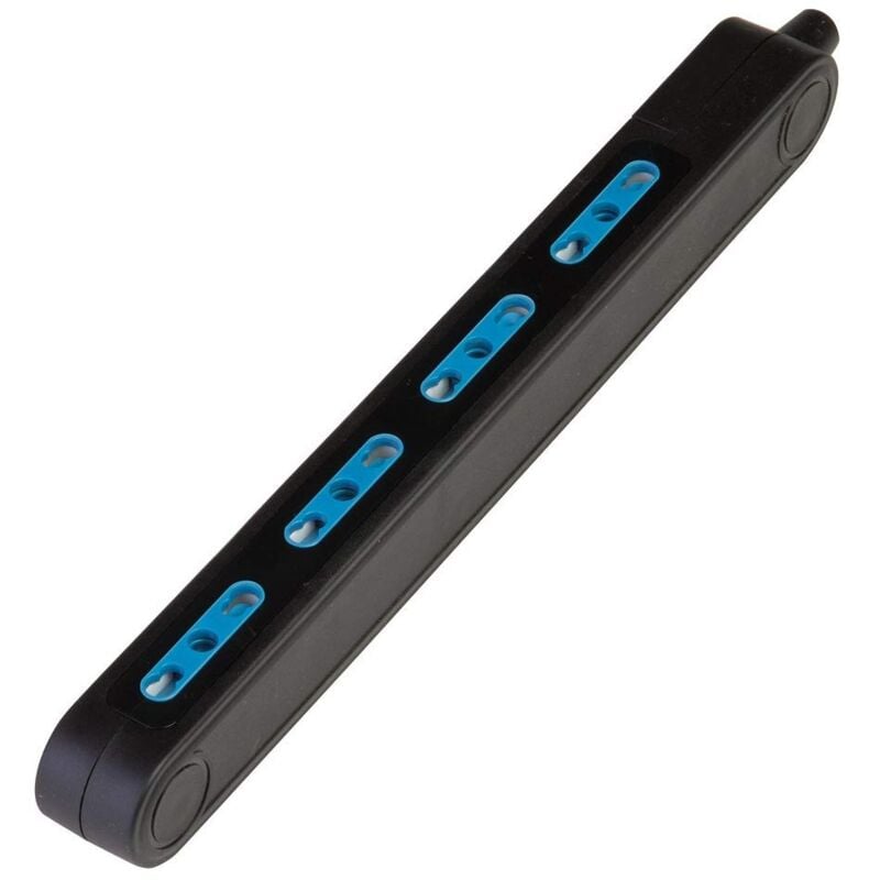 foto del prodotto poly pool pp2422.2x ciabatta multipresa elettrica spaziozero 3500w 4 prese bivalenti 10 16a 2p t multipresa superslim 23mm ciabatta multipresa