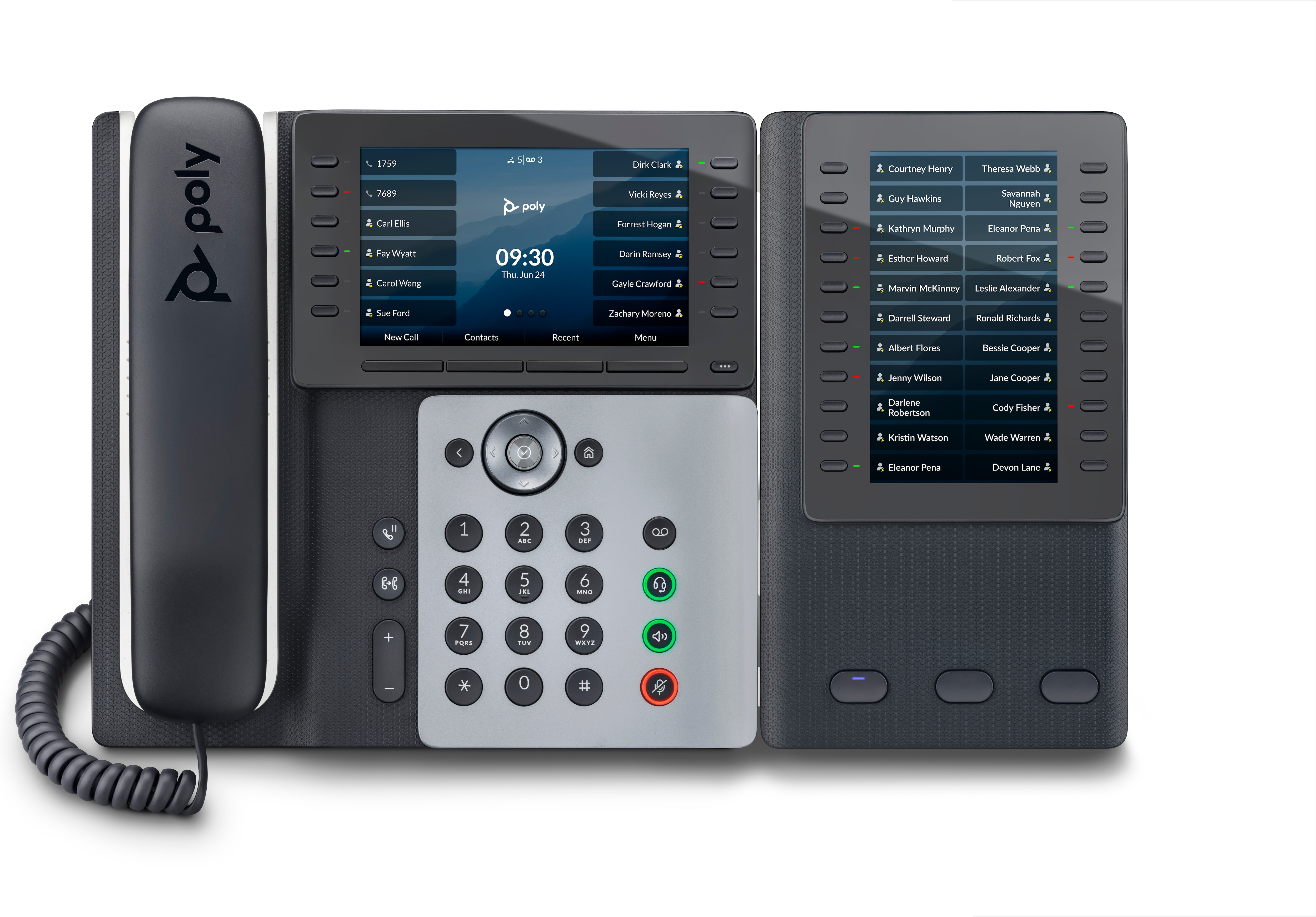 foto del prodotto poly telefono ip edge e550 abilitato per poe