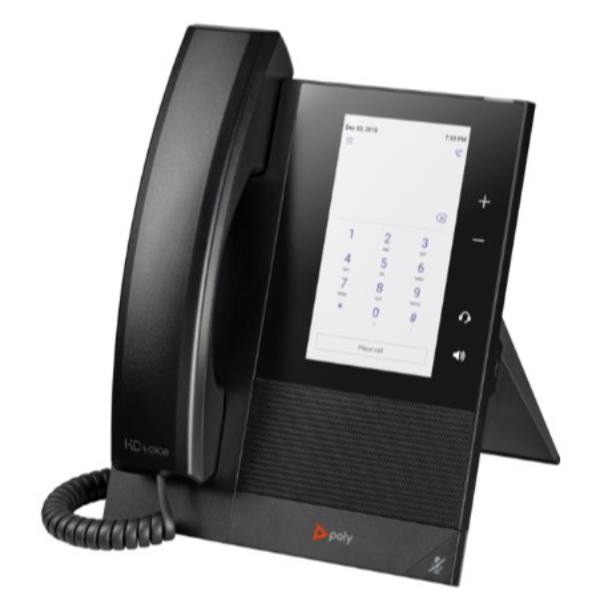 foto del prodotto poly telefono multimediale aziendale ccx 400 per microsoft teams e abilitato per poe