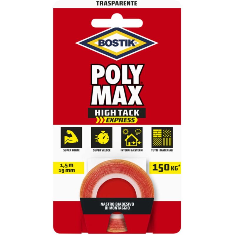 foto del prodotto polymax nastro biad hightack express trasp bostik