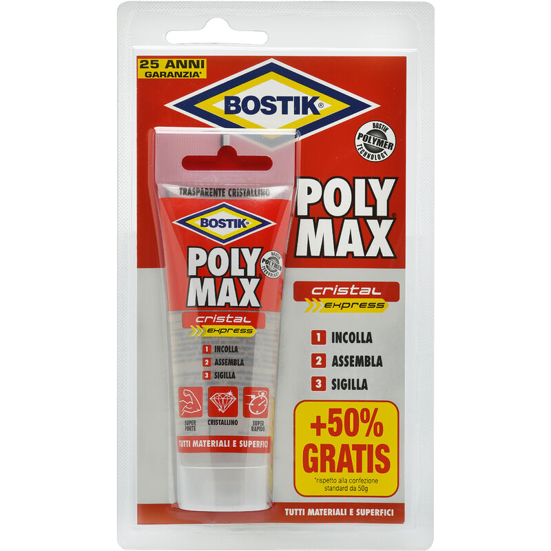 foto del prodotto polymax original cristal gr.75 bostik