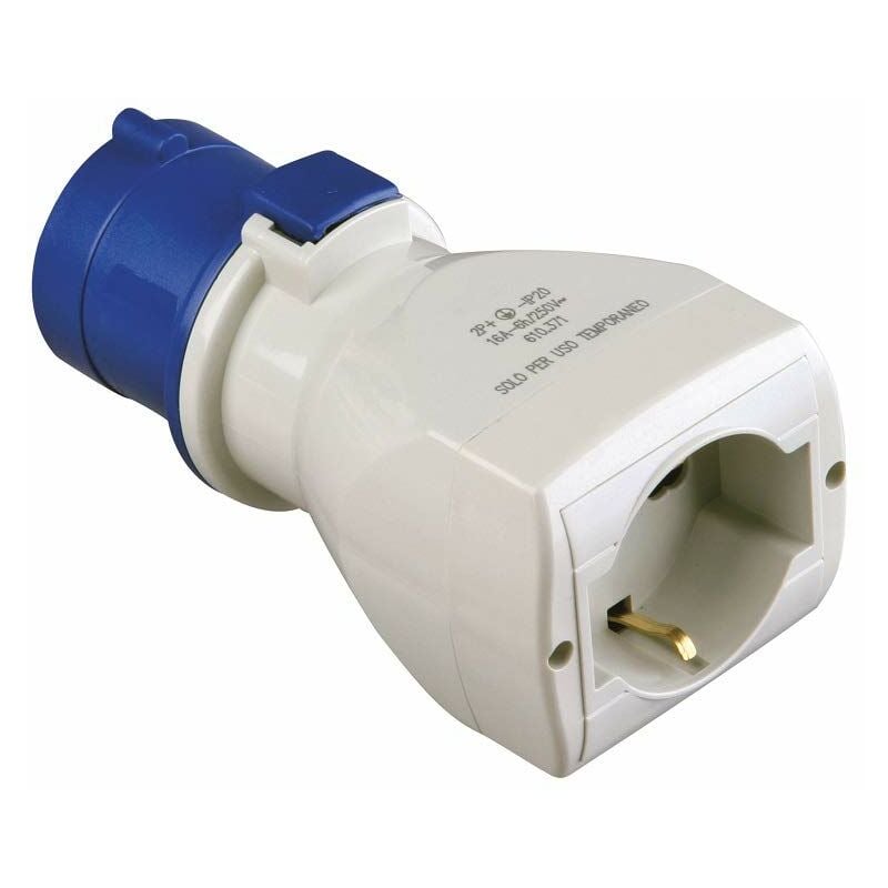 foto del prodotto polypool ind. adatt 200 250v s 16a 2p t e p 2p t