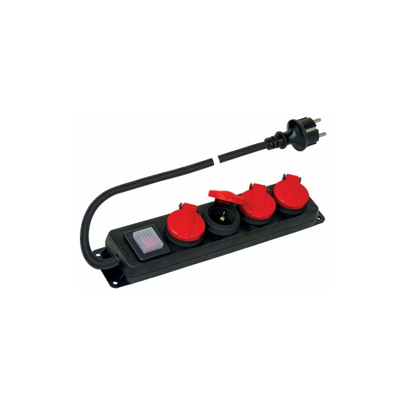 foto del prodotto polypool pp2508 multipr 4 prese schuko ip44