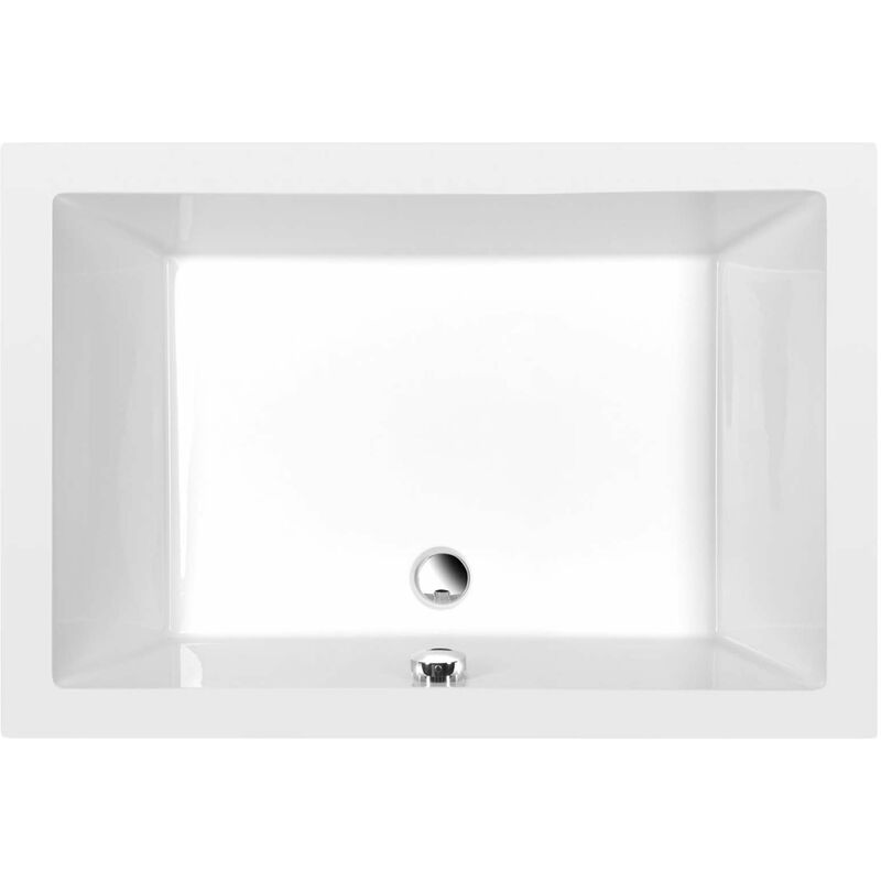 foto del prodotto polysan deep piatto doccia profondo, 110x75x26 cm, bianco 72883