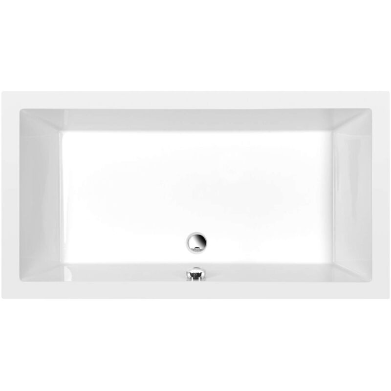 foto del prodotto polysan deep piatto doccia profondo 140x75x26 cm, bianco 72947