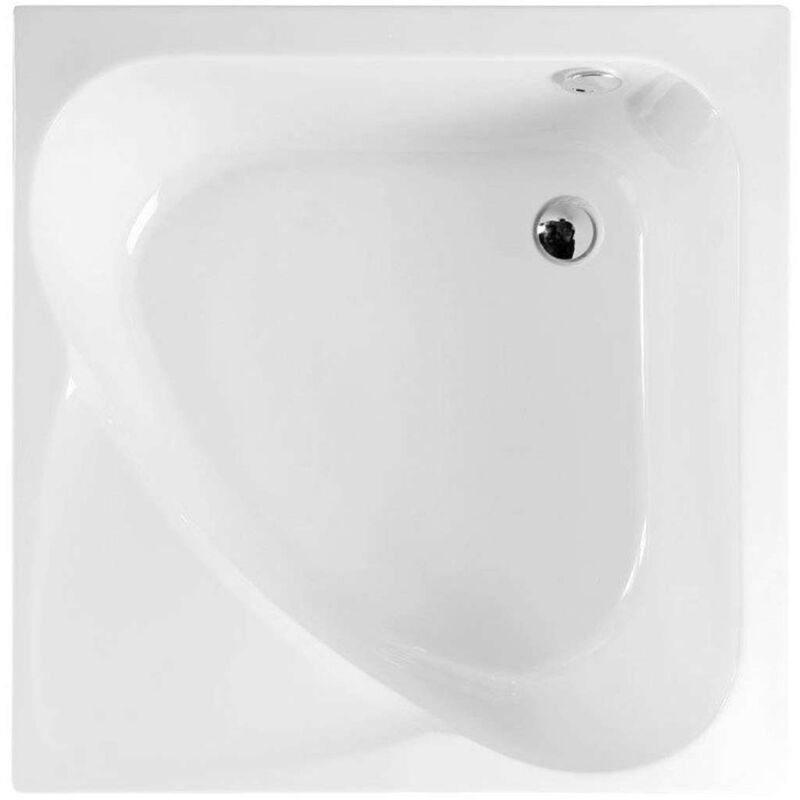 foto del prodotto polysan piatti doccia piatto doccia carmen 90x90 cm, bianco 29611