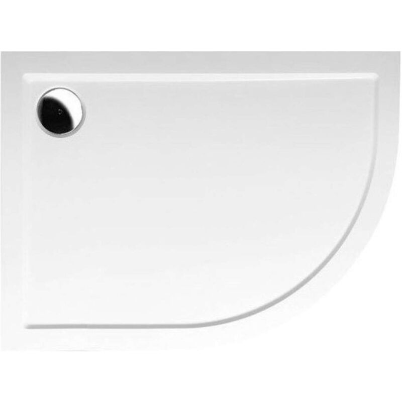 foto del prodotto polysan piatti doccia piatto doccia rena l, 100x80 cm, r550, sx, bianco 75511