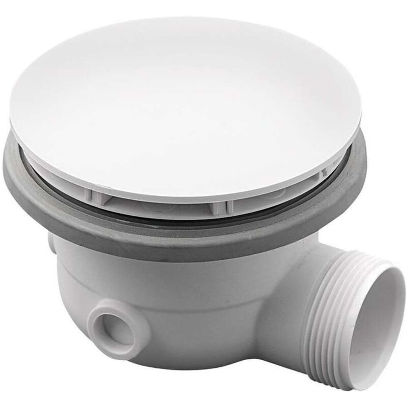 foto del prodotto polysan sifoni sifone dn 40 mm per piatti doccia mirai, bianco 73181