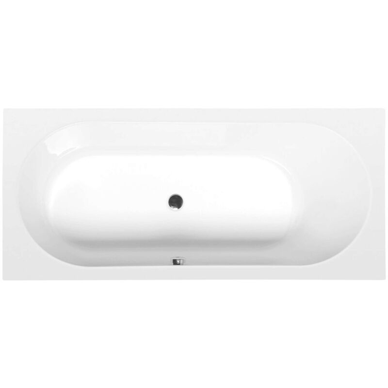 foto del prodotto polysan vasche da bagno vasca rettangolare astra b, 165x75x48 cm, bianco 32611