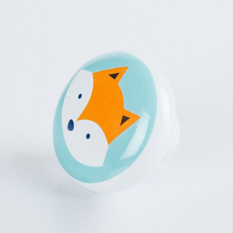 foto del prodotto pomelli in ceramica 4 pezzi pomelli per mobili in ceramica pomelli in ceramica con motivo animale per porte di armadi e mobili per camerette dei