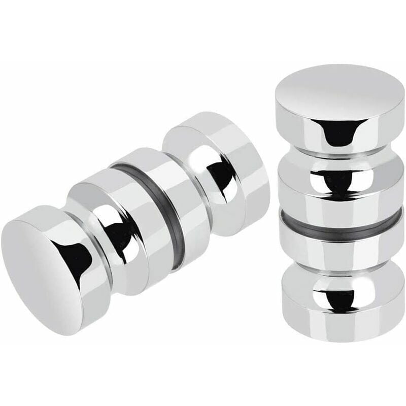 foto del prodotto pomelli per porte scorrevoli in acciaio inox per doccia maniglie per porte scorrevoli in vetro per doccia per bagno cucina casa ufficio hotel 2 paia