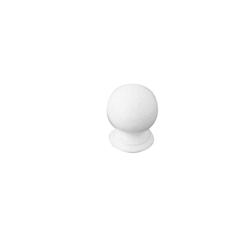 foto del prodotto pomello a sfera bianco 25mm mod. 60 3963 amici