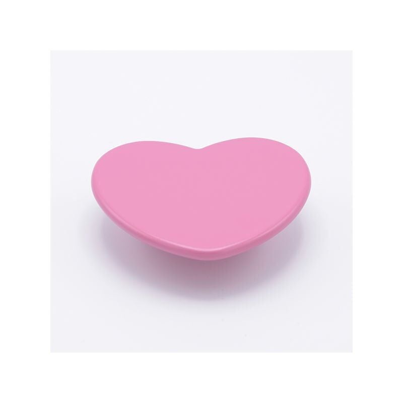 foto del prodotto pomello bimbi cuore goffrato fine fuxia goffrato fine fuxia