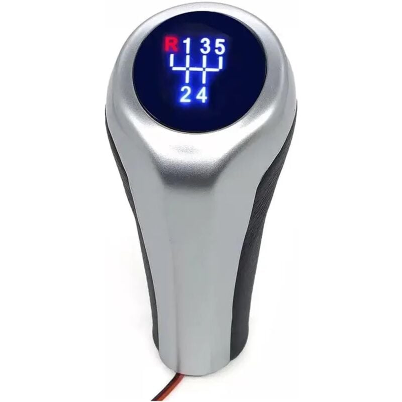 foto del prodotto pomello del cambio a 5 6 velocit per cambio manuale, compatibile con bmw e46, e90, e91, e92, x1, x3, x5 5 velocit 