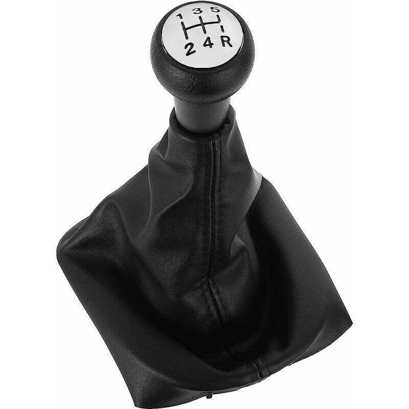 foto del prodotto pomello del cambio a 5 velocit compatibile con peugeot 207, 307 cc, 308 nero dpzo