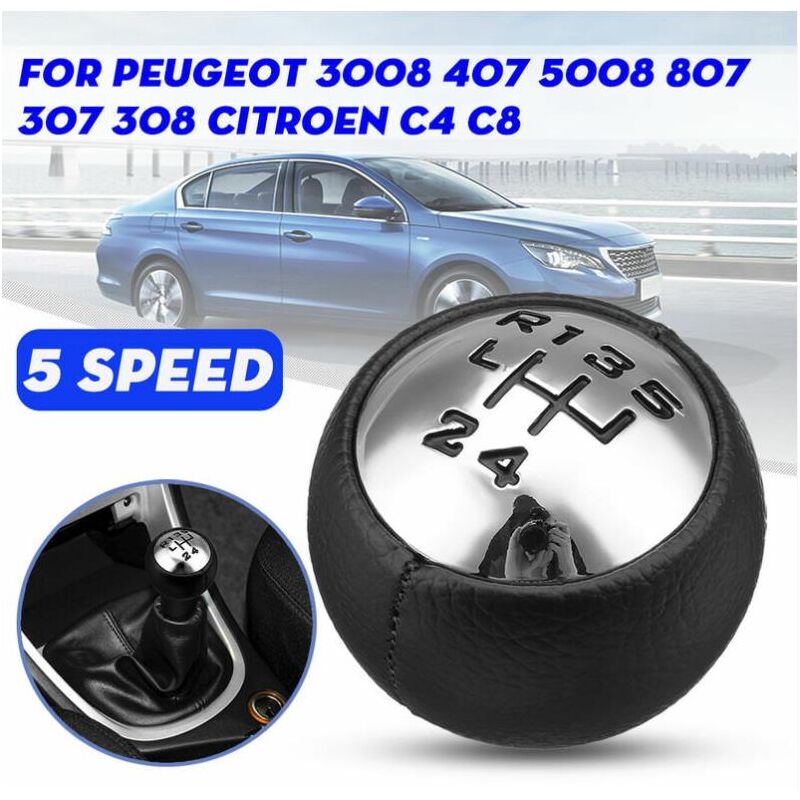 foto del prodotto pomello del cambio a 5 velocit per peugeot 3008407 5008807307308 citron c4
