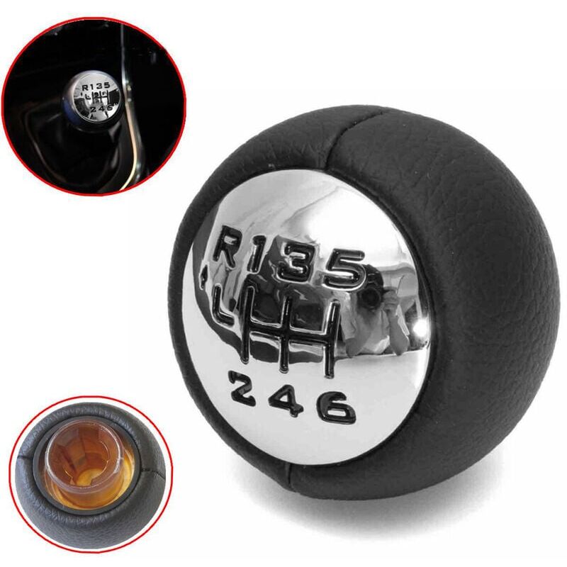 foto del prodotto pomello del cambio a 6 velocit , 6 marce per peugeot 307 308 3008 407 5008 807 citroen c3 c4 c8