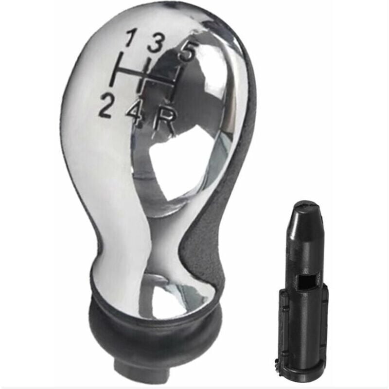 foto del prodotto pomello del cambio citroen c5 01 08 xsara picasso 99 08, adatto anche per citroen c2 modello 206 207 307 408, sostituzione manuale a 5 velocit 