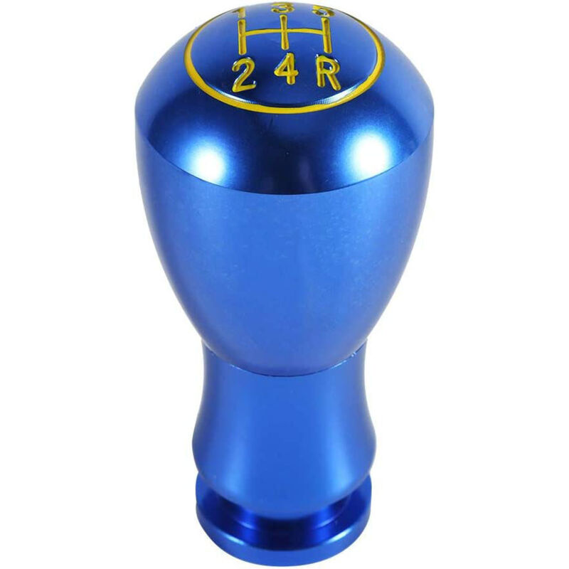 foto del prodotto pomello del cambio gm automatico manuale a 5 velocit con cambio manuale in lega di alluminio colore blu 