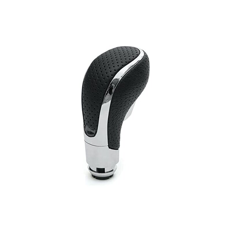 foto del prodotto pomello del cambio in pelle per opel insignia astra j meriva b zafira c1 nero cromo