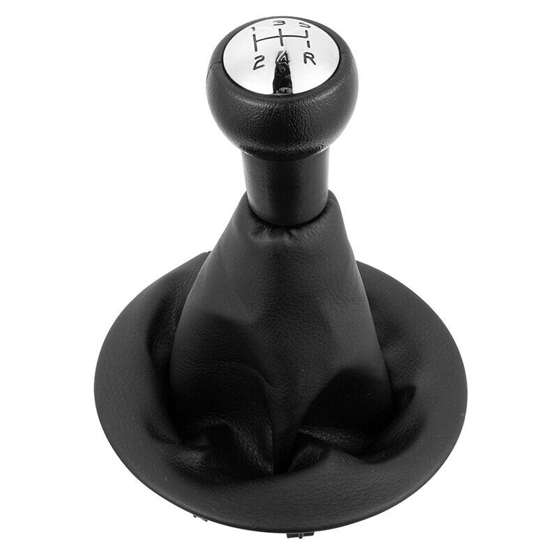 foto del prodotto pomello del cambio in pelle pu per citroen berlingo iii mk3 e peugeot partner.