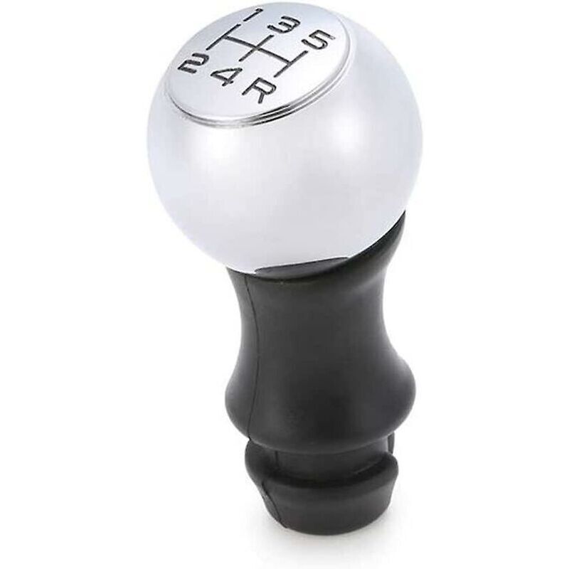 foto del prodotto pomello del cambio manuale a 5 velocit per auto 206 207 3008 ecc. c2 c3 c4 picasso berlingo saxo argento 