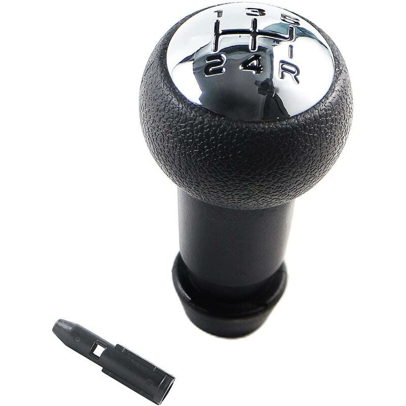 foto del prodotto pomello del cambio manuale a 5 velocit per peugeot 106 107 205 207 306 307 308 405 406 407 607 citroen c2 c3 c4 picasso nero e argento