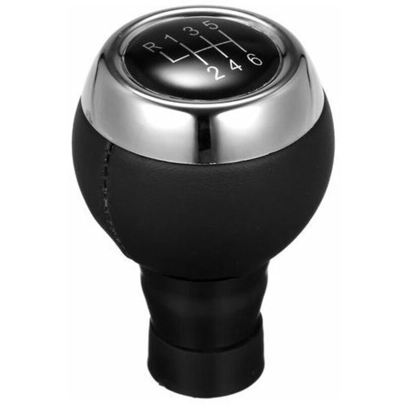 foto del prodotto pomello del cambio rotativo per auto mini cooper, nero, 6 velocit marcia r in alto a sinistra 