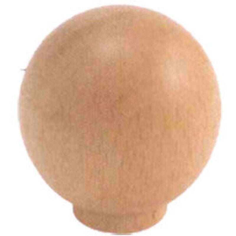 foto del prodotto pomello in legno di faggio grezzo 30 mm t580