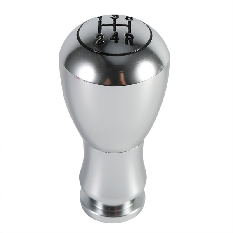 foto del prodotto pomello leva cambio manuale automatico universale per auto a 5 velocit , colore argento zoternen