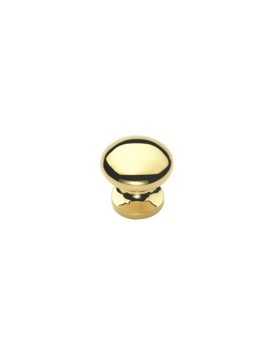foto del prodotto pomello per porta, in ottone massiccio lucido, rivestimento titanio, 74mm base 56mm thirard