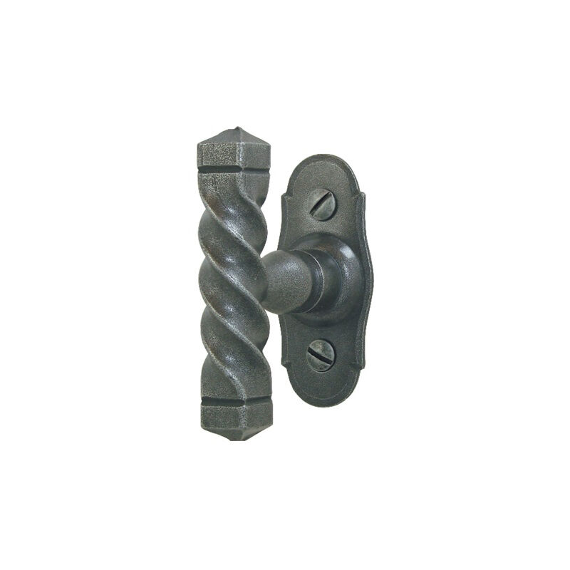 foto del prodotto pomello su piastra armorique brionne ferro patinato vite 5x35 quadro 7x65 mm 1070200sp
