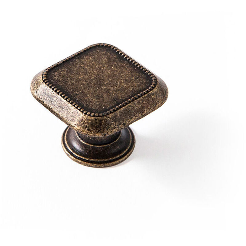 foto del prodotto pomo rei 3120 dorato metallo consumato 30 x 30 mm 4 pezzi