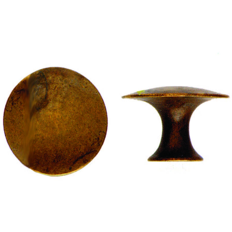 foto del prodotto pomoli per mobili mod.24459 in ottone anticato mm.25