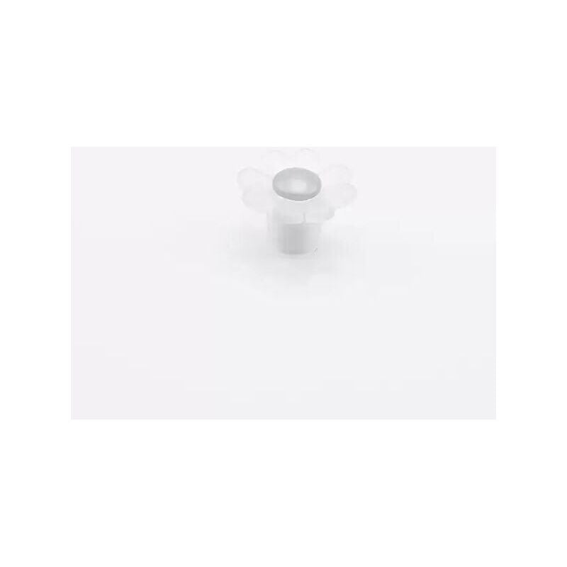 foto del prodotto pomolo a forma di fiore effetto satinato opalino 32x22mm 007 daisy