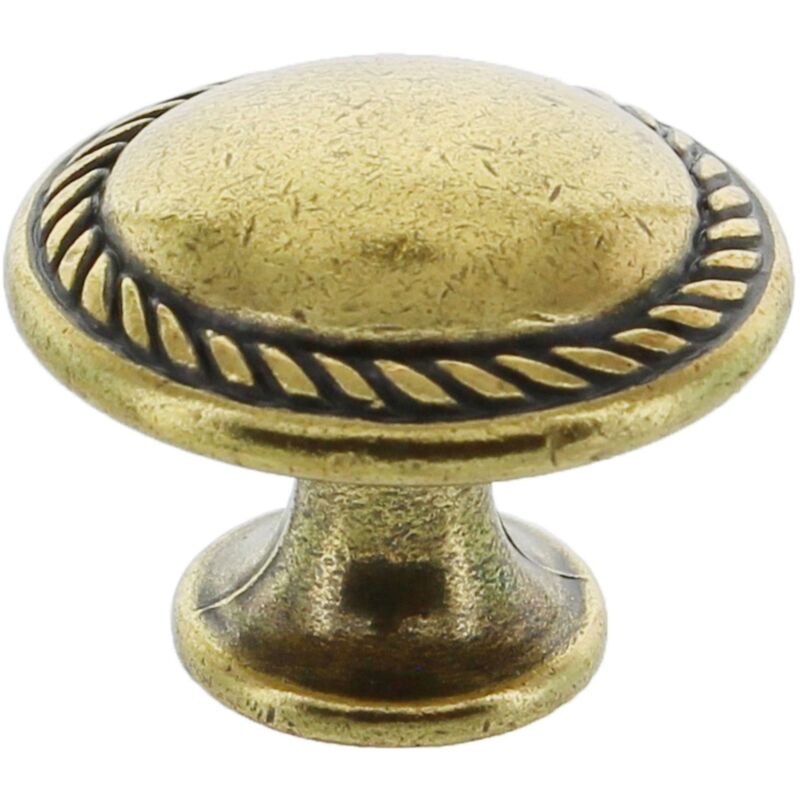foto del prodotto pomolo antichizzato art.24223 mm.30 oro valenza 50 pz