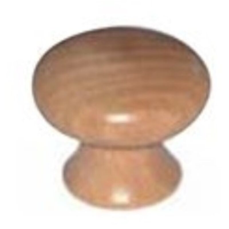 foto del prodotto pomolo d.27 legno noce chiaro pezzi 1 masidef