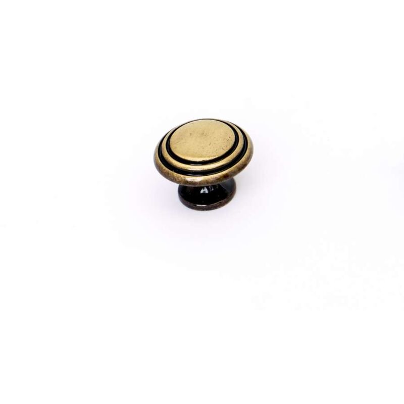 foto del prodotto pomolo doppia riga in metallo bronzo 35 mm