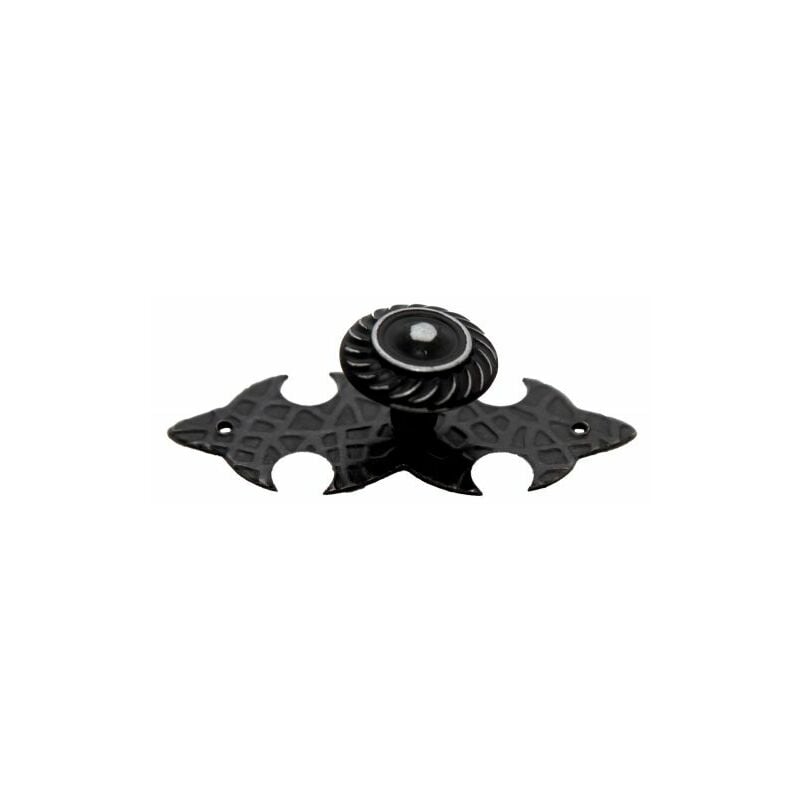 foto del prodotto pomolo ferro battuto 306 pomolo 25 base 80x29 20 pz