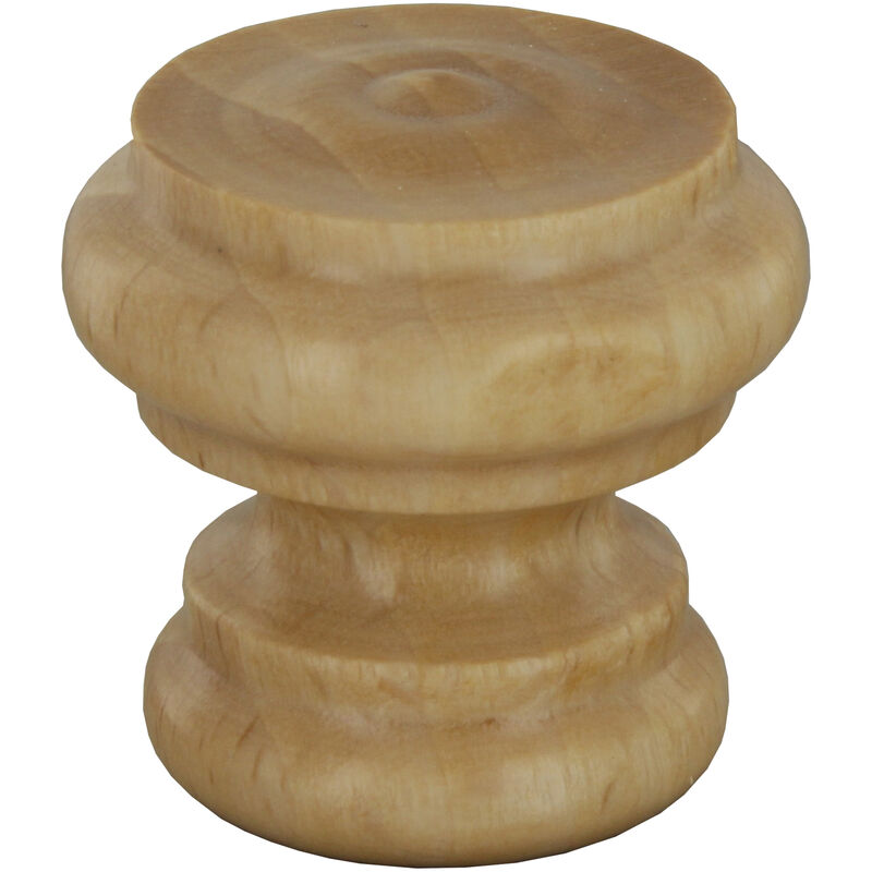 foto del prodotto pomolo in legno nat.art. 102a mm.38