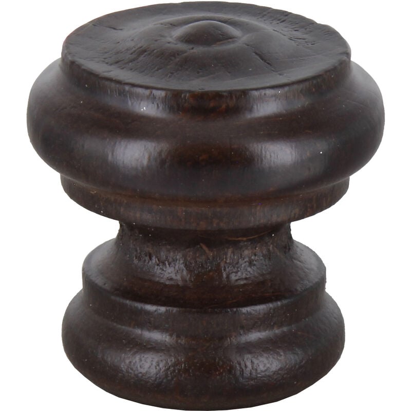 foto del prodotto pomolo in legno noce art.102a mm.38