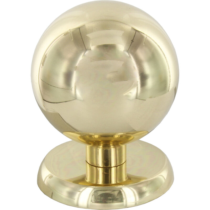 foto del prodotto pomolo in ottone a sfera d. mm. 70